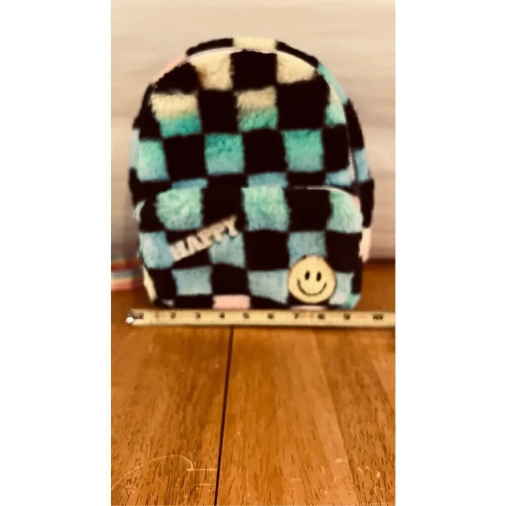EMOJI FLEECE SOFT BACKPACK BAG MINI